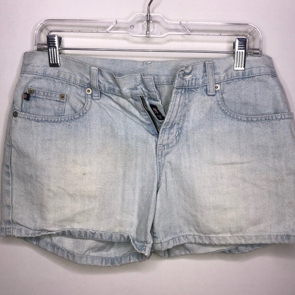 Polo Jeans Co RL Vintage Light Wash Denim Size 4 Shorts
